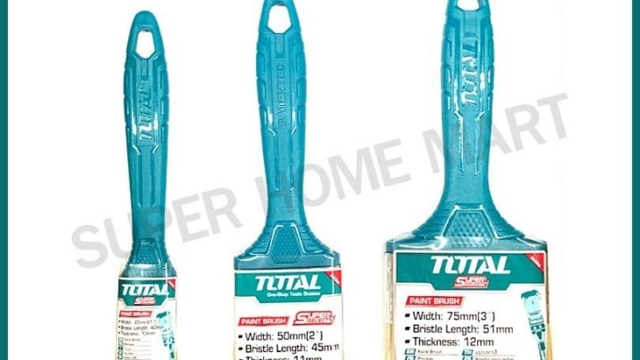 Total แปรงทาสี ด้ามพลาสติก ขนาด 1 นิ้ว 2 นิว 3 นิ้ว 4 นิ้ว รุ่น THT845016 THT845026 THT845036 THT845046