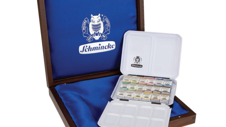 SCHMINCKE HORADAM AQUARELL เกรดพรีเมี่ยม อาร์ตติส ชุดสีน้ำก้อน 18 สี กล่องโลหะ SPECIAL EDITION GIFT BOX 74886097