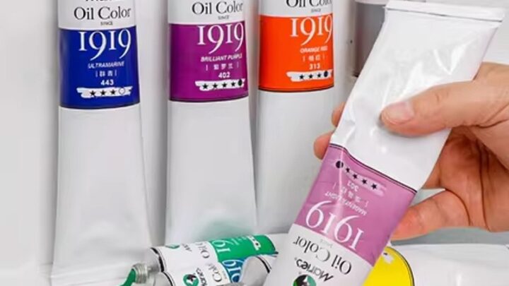 Maries สีน้ำมัน ภาพวาดสีน้ำมัน Oil Painting หลอด 170ml 32สี สีอะคริลิค สีสันสดใส เหมาะสำหรับผู้เริ่มต้น อุปกรณ์การเรียน