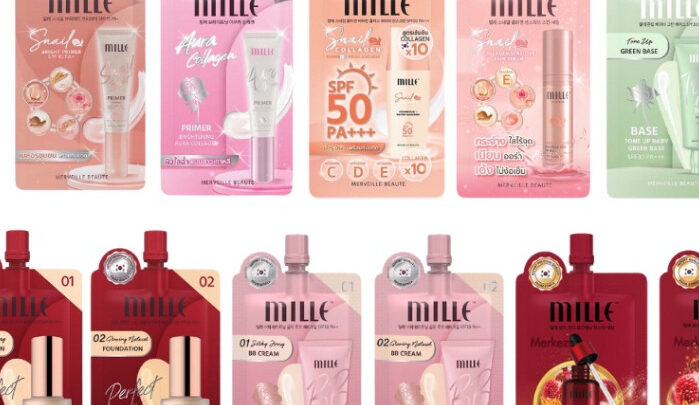 1ซอง Mille รวมกล่องครีมซอง มิลเล่