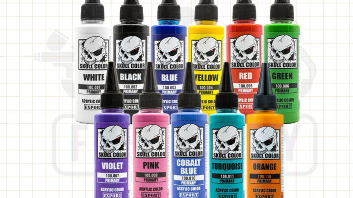 Skull Color สีหลัก Primary Color สีอะคริลิค สีแอร์บรัช โมเดล กันดั้ม กันพลา หุ่นยนต์