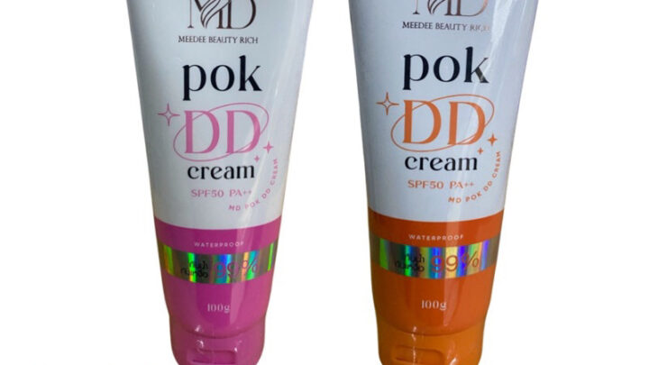 แพคเกจใหม่ POK DD CREAM พอกดี พอกดีดีครีม กันแดดพอกดีเปลี่ยนผิวขาว 100 g