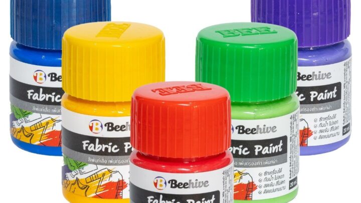 สีเพ้นท์เสื้อ เพ้นท์รองเท้า สีเพ้นท์ผ้าโดยเฉพาะ Beehive 20 มล กันน้ำ ซักได้ สีไม่ตก ขวดเล็ก เพ้นท์ลาบูบู้ Labubu