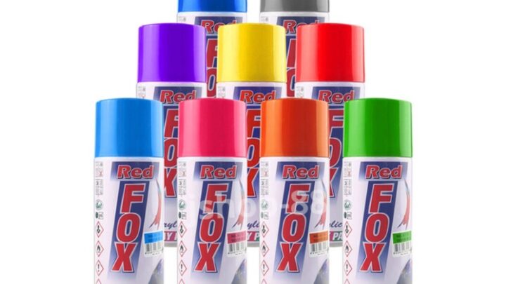 REDFOX สีสเปรย์ กระป๋อง เรดฟ๊อก สีรองพื้น สีอะคริลิค สีสเปรย์อเนกประสงค์