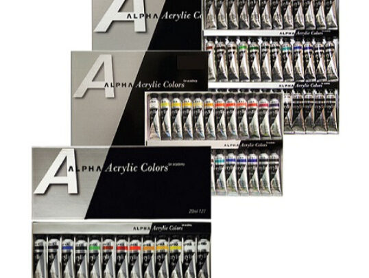 Alpha Silver Level ชุดสีอะคริลิค 20ml 13 24 และ 36 50ml 12 สี A B