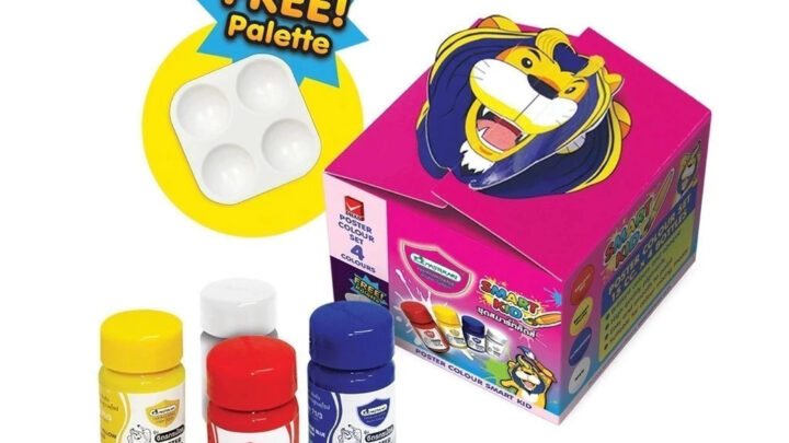 Master Art สีโปสเตอร์ ชุดสมาร์ทคิด 4 สี จำนวน 1 ชุด