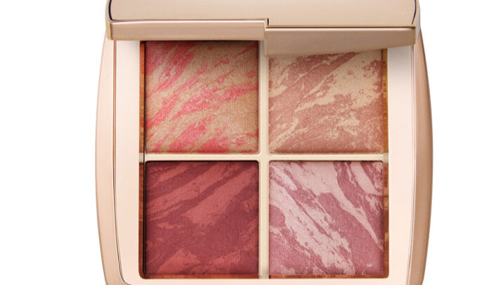 HOURGLASS AMBIENT LIGHTING PALETTE Flushed edit ฮาวเวอร์กาศ ไลท์ธิ้ง พาเลตต์ รุ่นพิเศษ 4สี ในตลับเดียว